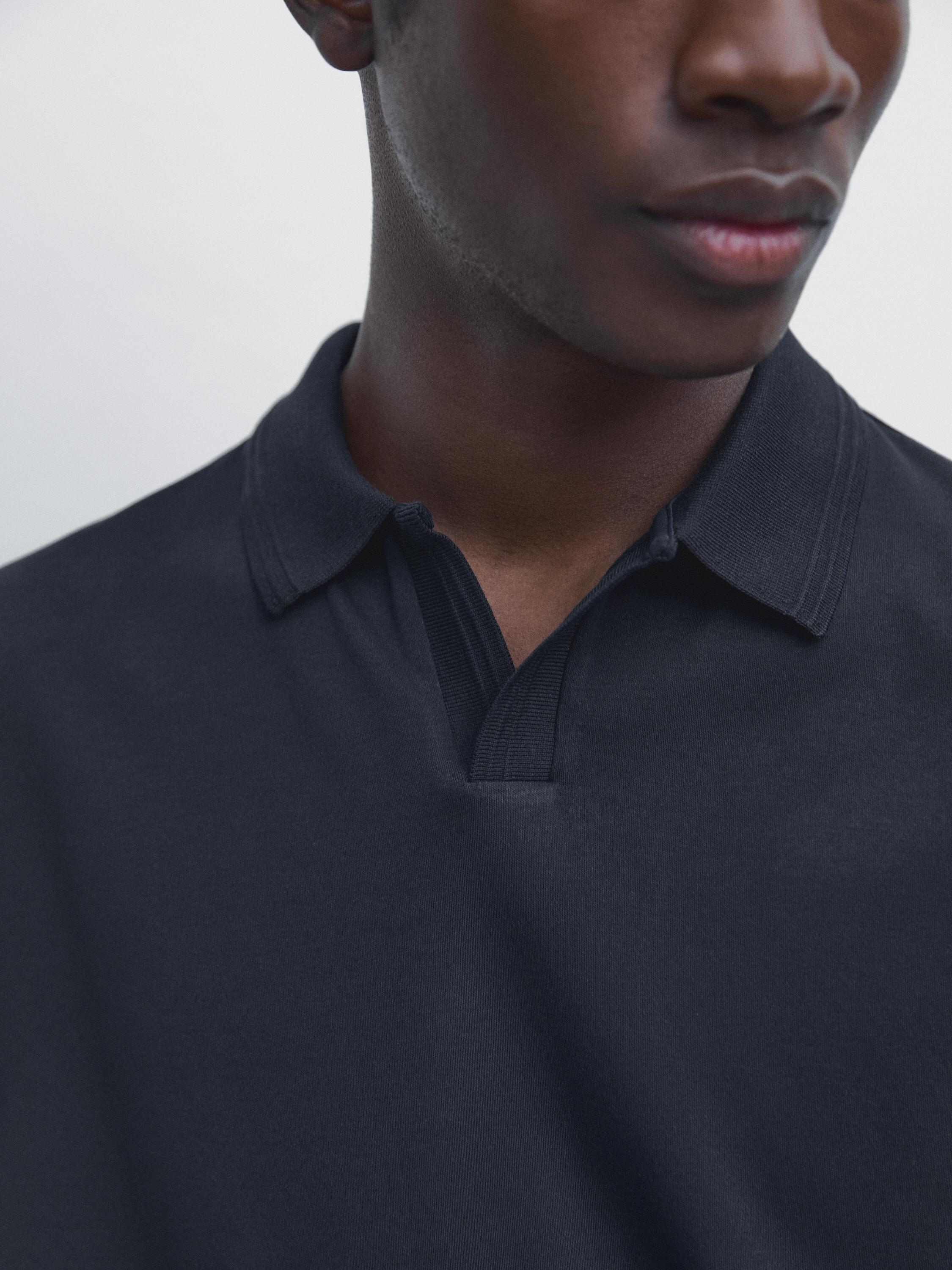 Polo 100 % coton à manches courtes